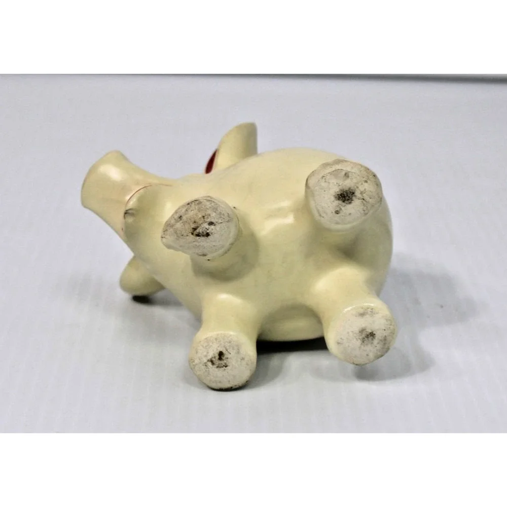 Vintage Fredericksburg Pottery Pig Planter, 3.75